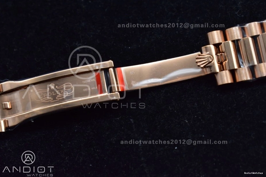 Dial DayDate Bracelet Crystal Markers A TWF Meteorite President RG 402 SmartChoice Steel 40 on 316L 0422